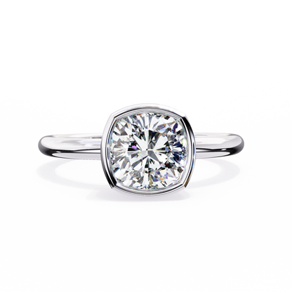 Volare Grazia Cushion Solitaire Ring