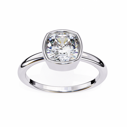 Volare Grazia Cushion Solitaire Ring