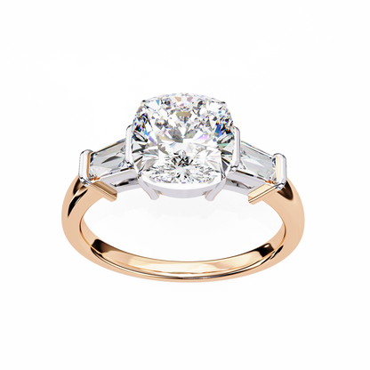 Gioiello Vero Cushion Solitaire Ring