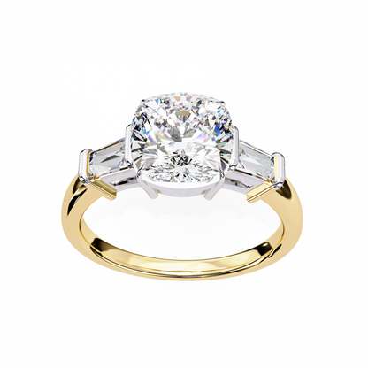 Gioiello Vero Cushion Solitaire Ring
