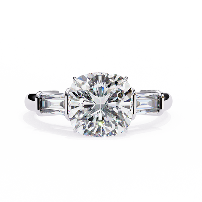 Gioiello Vero Cushion Solitaire Ring