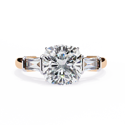 Gioiello Vero Cushion Solitaire Ring