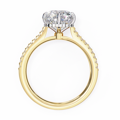 Dolce Stella Cushion Solitaire Ring