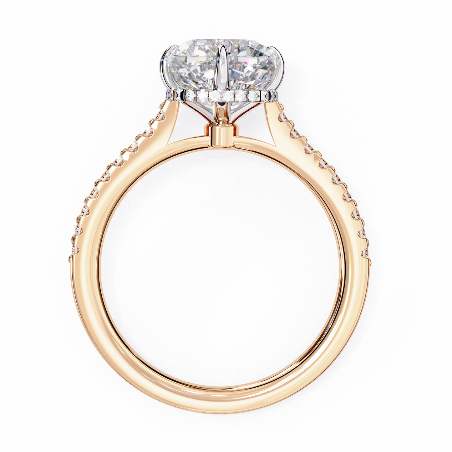Dolce Stella Cushion Solitaire Ring