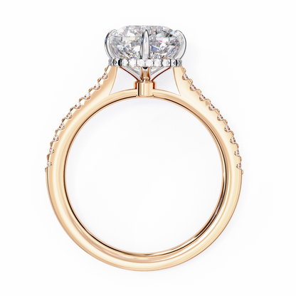 Dolce Stella Cushion Solitaire Ring