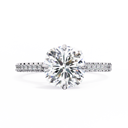 Dolce Stella Cushion Solitaire Ring