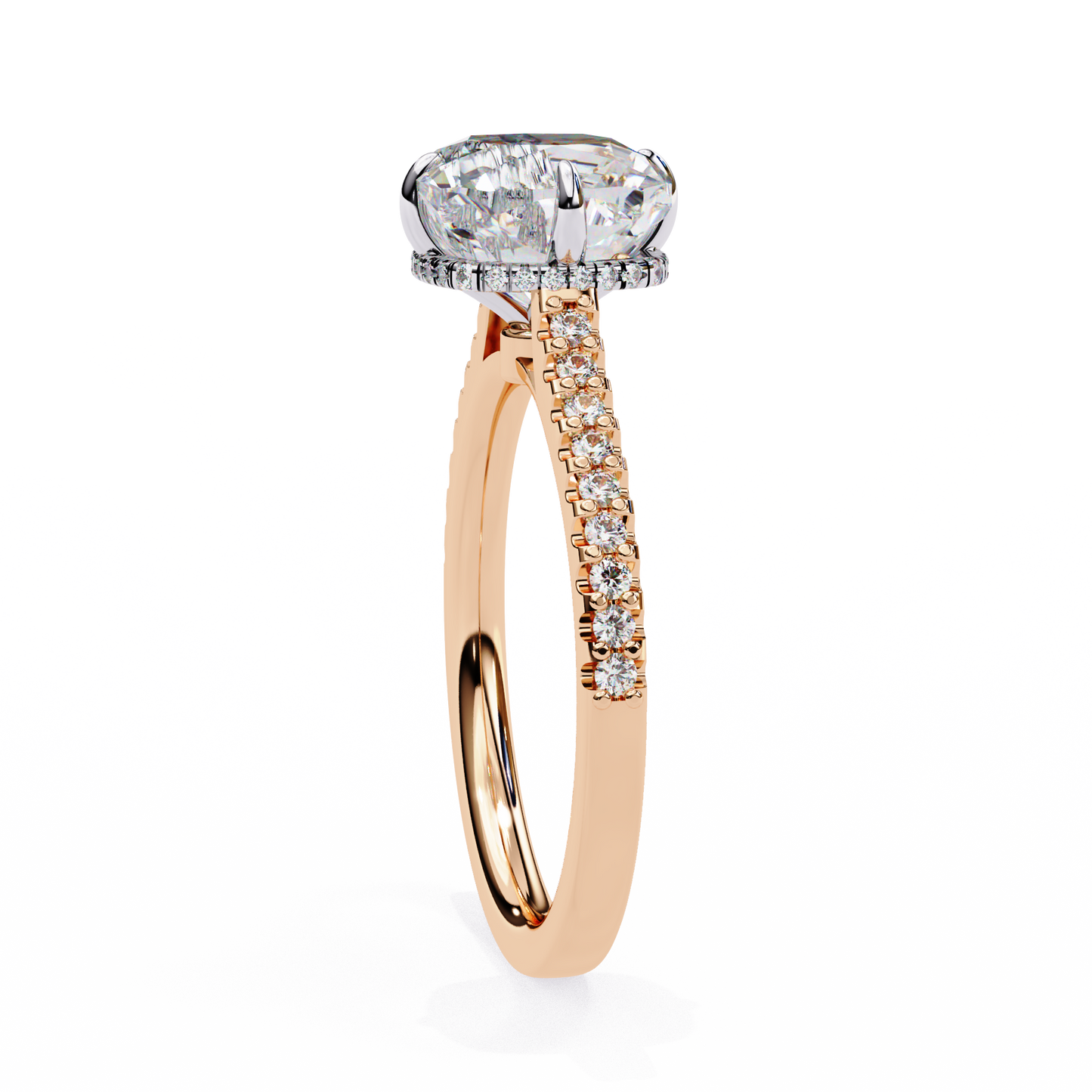 Dolce Stella Cushion Solitaire Ring