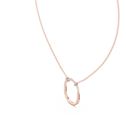 Radiant Charm Diamond Pendant