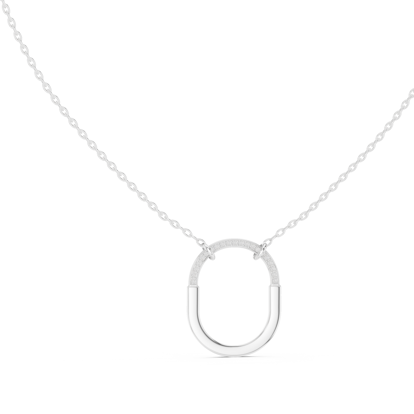 Radiant Charm Diamond Pendant