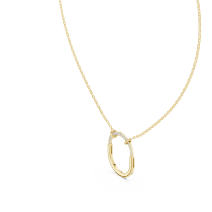 Radiant Charm Diamond Pendant