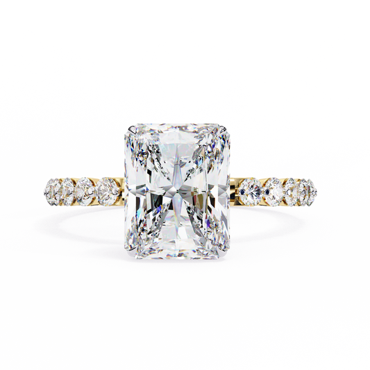 Tesoro Brillante Radiant Solitaire Ring