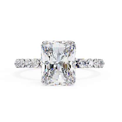 Tesoro Brillante Radiant Solitaire Ring