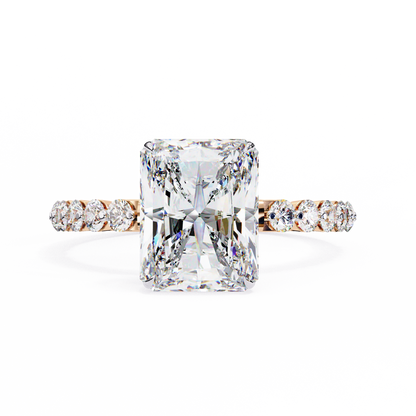 Tesoro Brillante Radiant Solitaire Ring