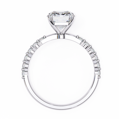 Tesoro Brillante Radiant Solitaire Ring
