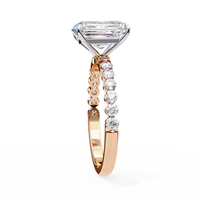 Tesoro Brillante Radiant Solitaire Ring