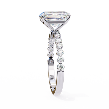 Tesoro Brillante Radiant Solitaire Ring