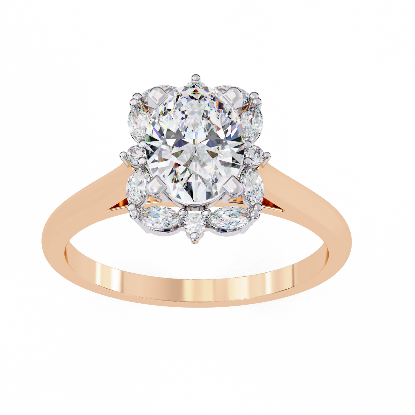 Maison Celestine Oval Solitaire Ring