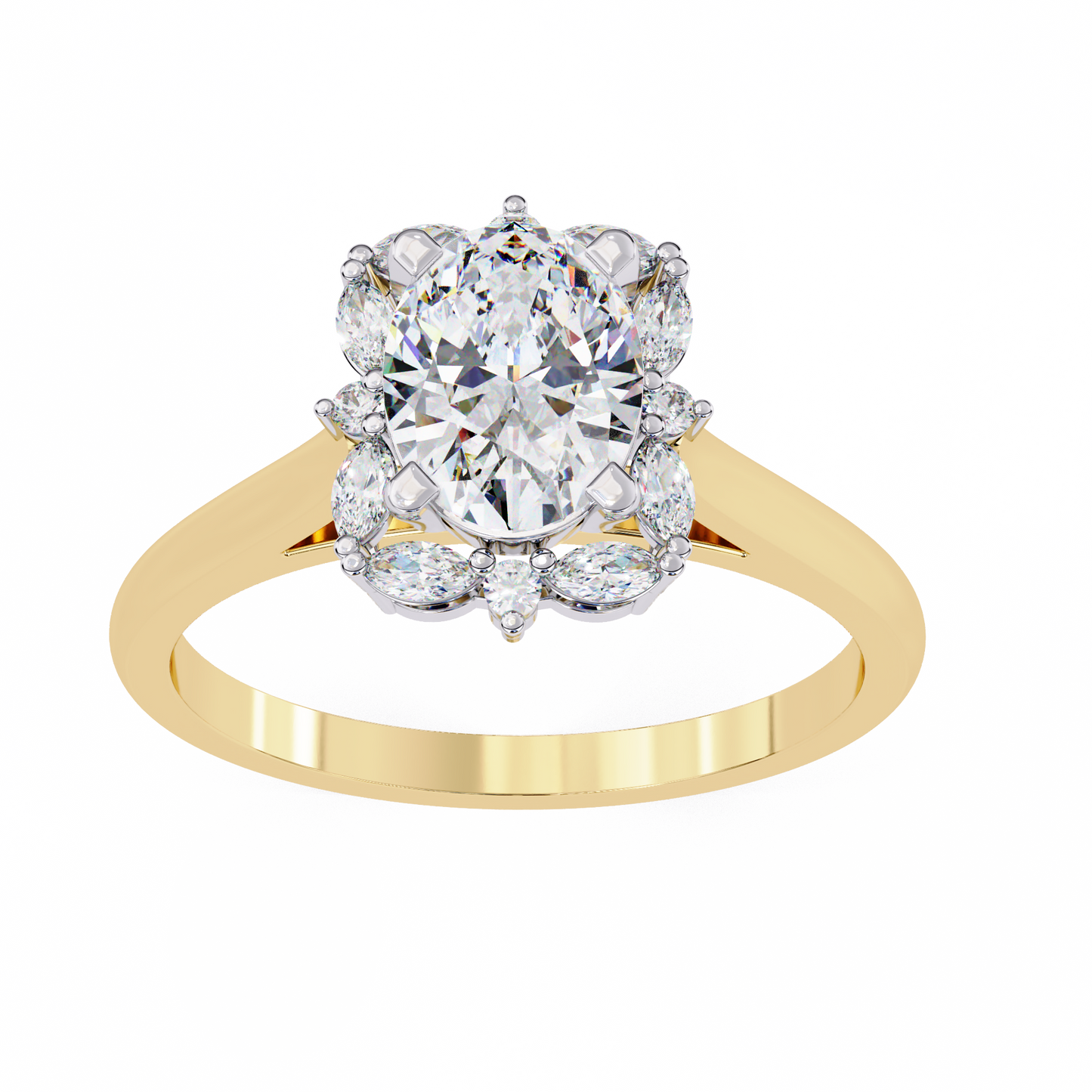 Maison Celestine Oval Solitaire Ring