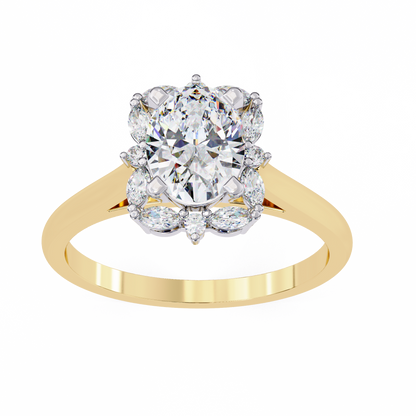 Maison Celestine Oval Solitaire Ring