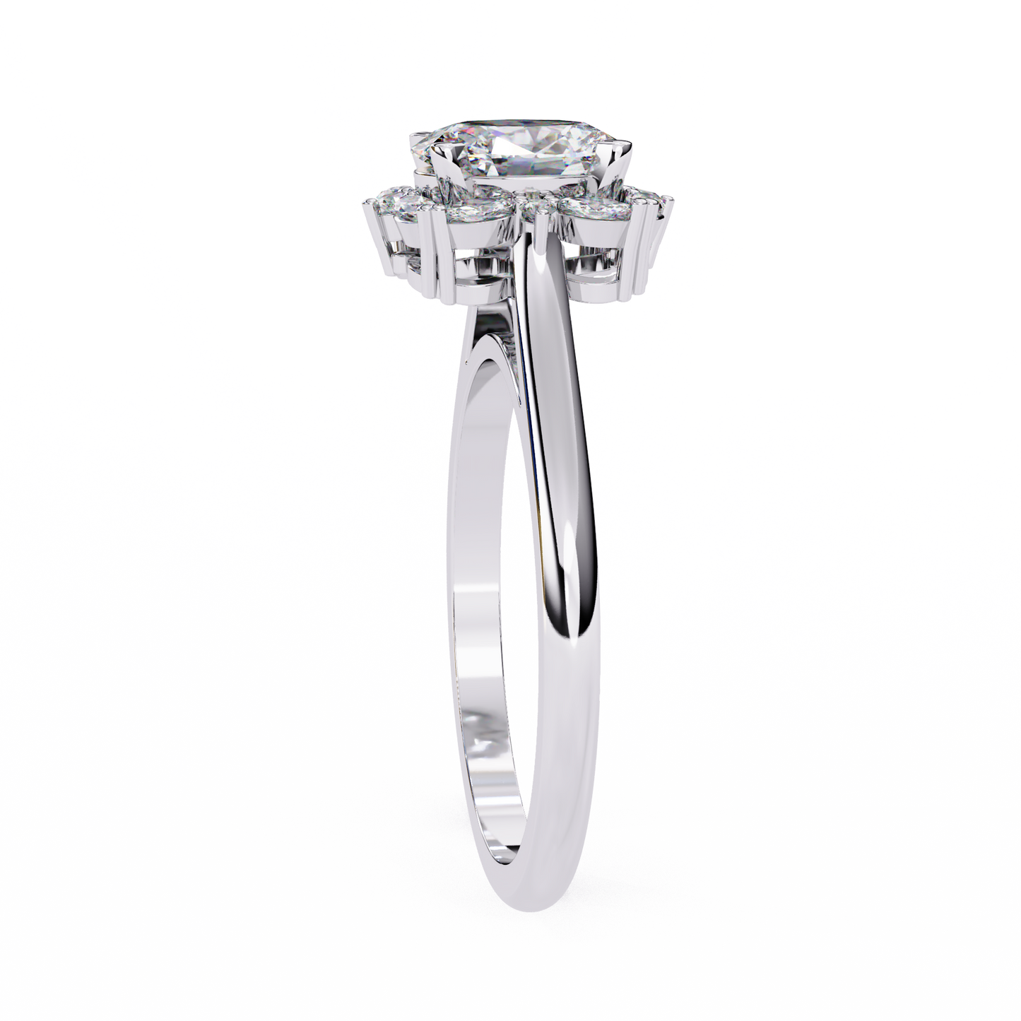 Maison Celestine Oval Solitaire Ring
