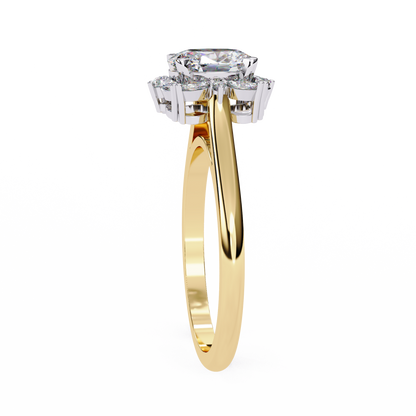 Maison Celestine Oval Solitaire Ring