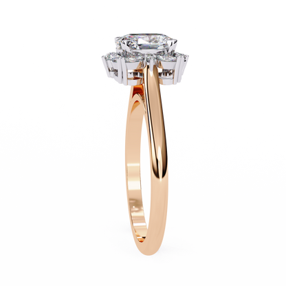 Maison Celestine Oval Solitaire Ring