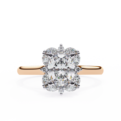 Maison Celestine Oval Solitaire Ring