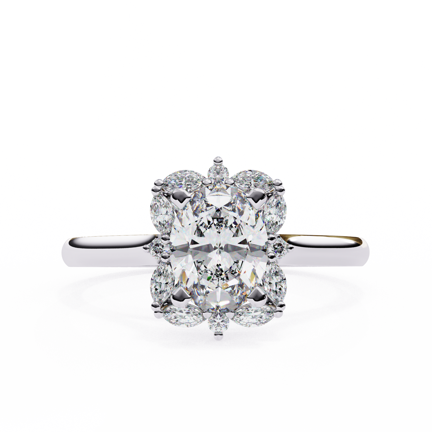 Maison Celestine Oval Solitaire Ring