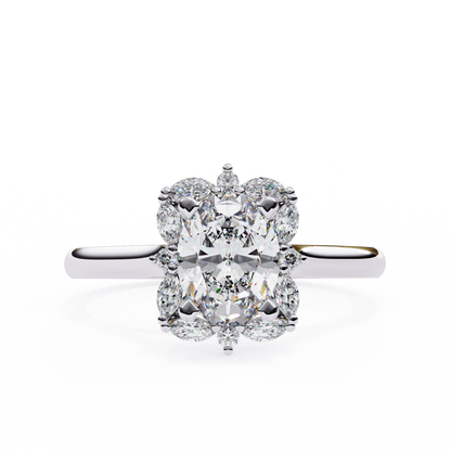 Maison Celestine Oval Solitaire Ring