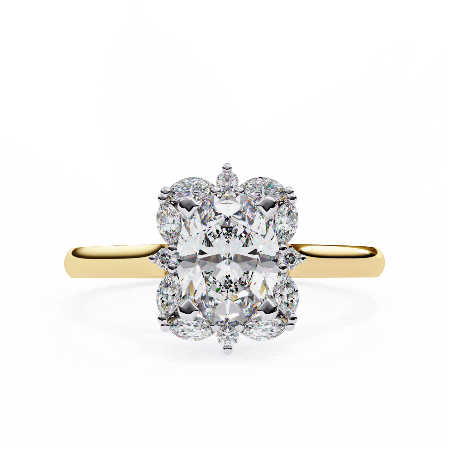 Maison Celestine Oval Solitaire Ring