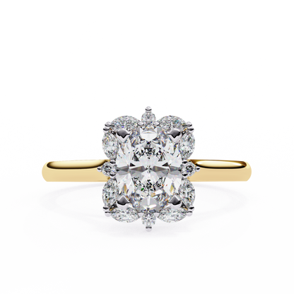 Maison Celestine Oval Solitaire Ring