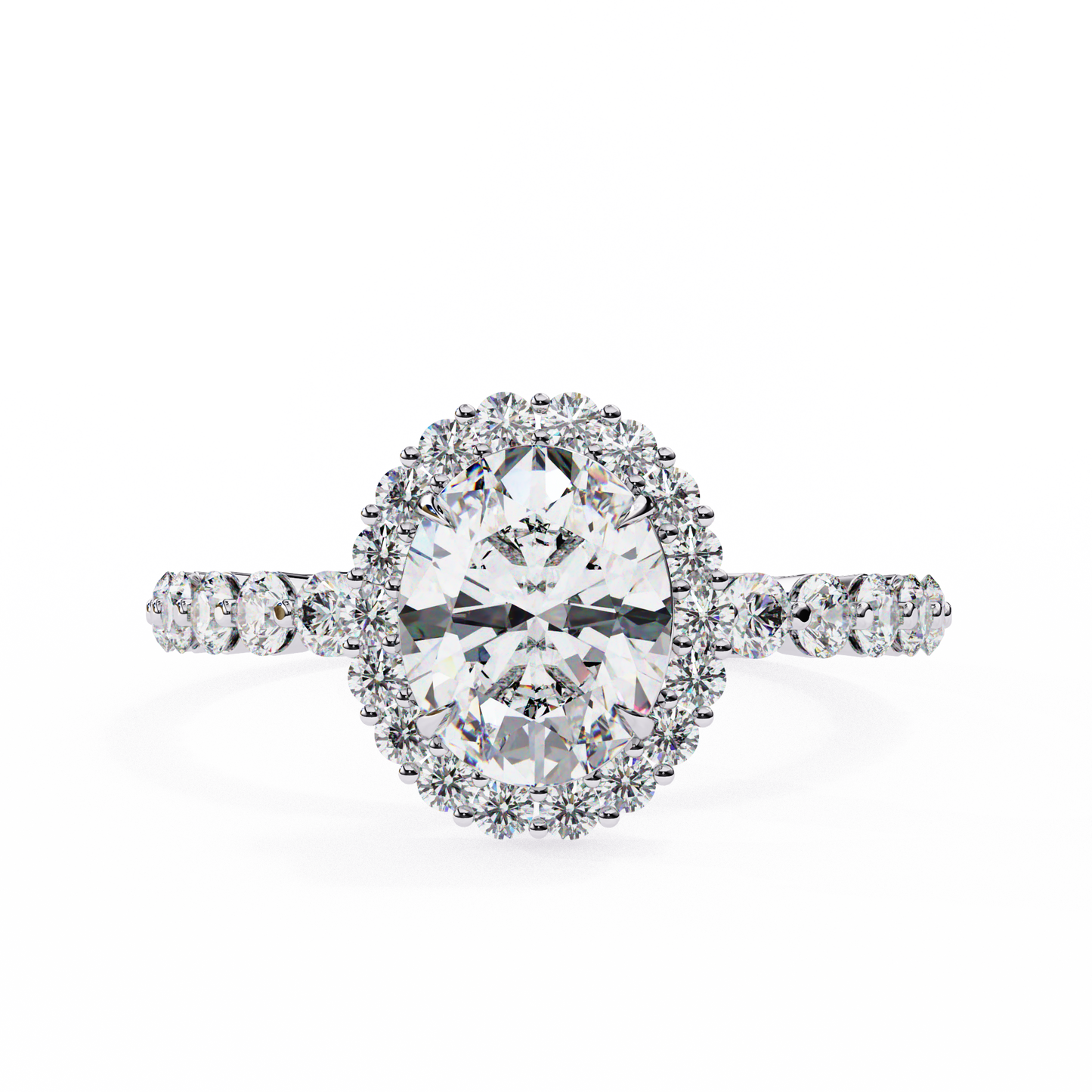 Aurelienne Grande Oval Solitaire Ring