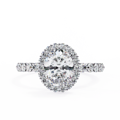 Aurelienne Grande Oval Solitaire Ring