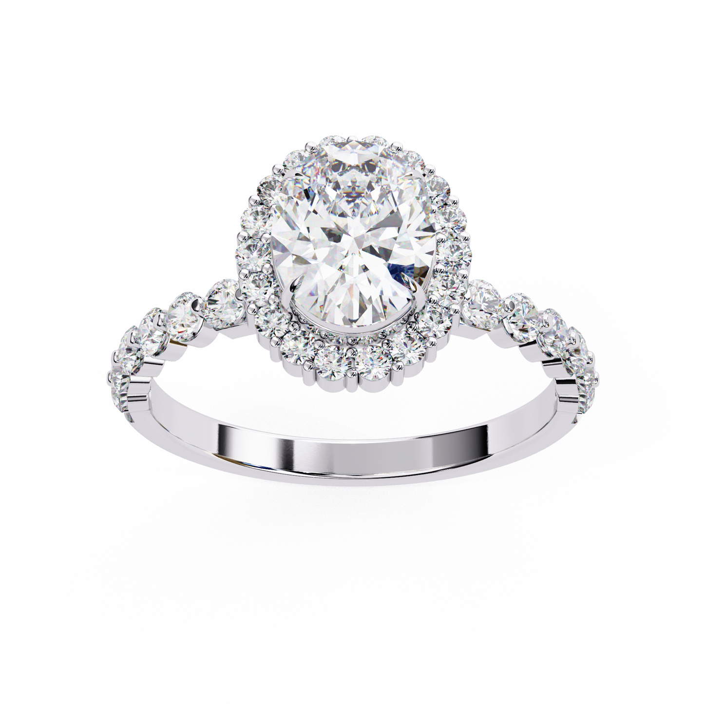 Aurelienne Grande Oval Solitaire Ring