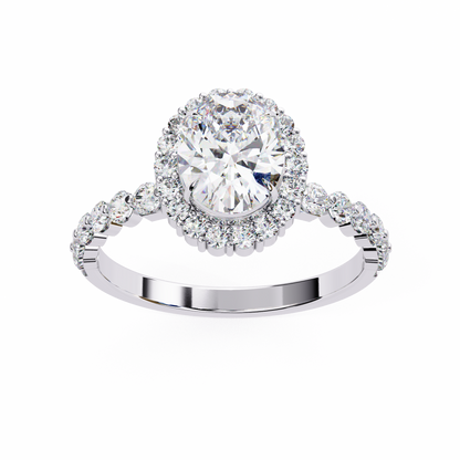 Aurelienne Grande Oval Solitaire Ring