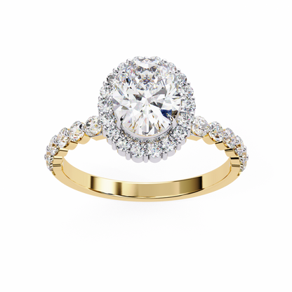 Aurelienne Grande Oval Solitaire Ring