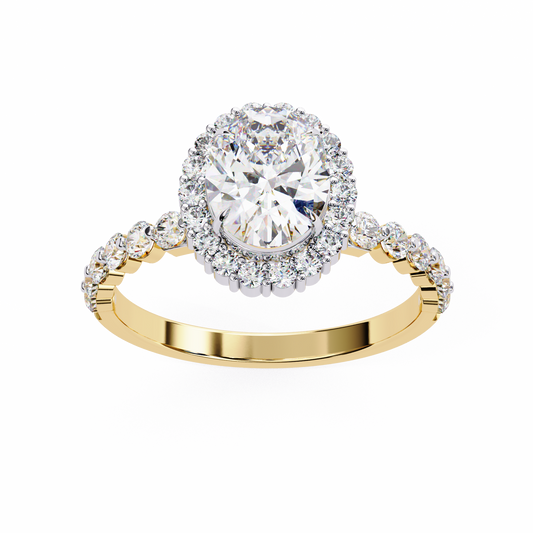 Aurelienne Grande Oval Solitaire Ring
