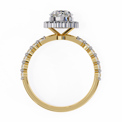 Aurelienne Grande Oval Solitaire Ring