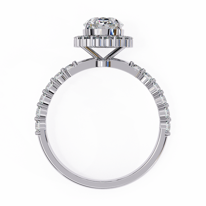 Aurelienne Grande Oval Solitaire Ring