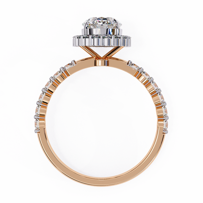 Aurelienne Grande Oval Solitaire Ring