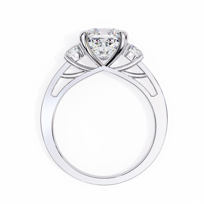 Lustria Magnifique Cushion Solitaire Ring