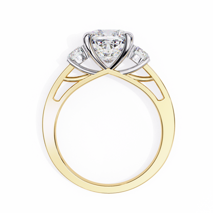 Lustria Magnifique Cushion Solitaire Ring