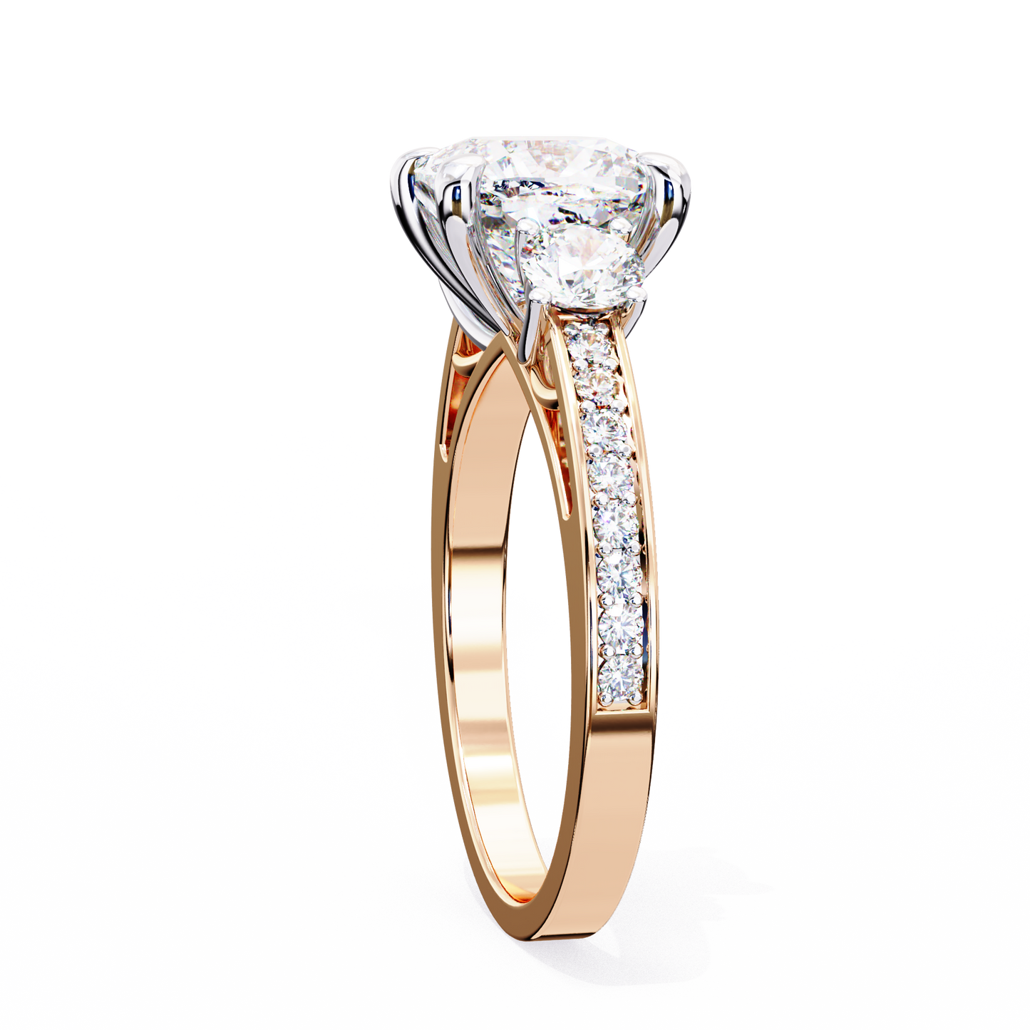 Lustria Magnifique Cushion Solitaire Ring