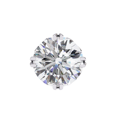 Gioia Pura Round Solitaire Studs