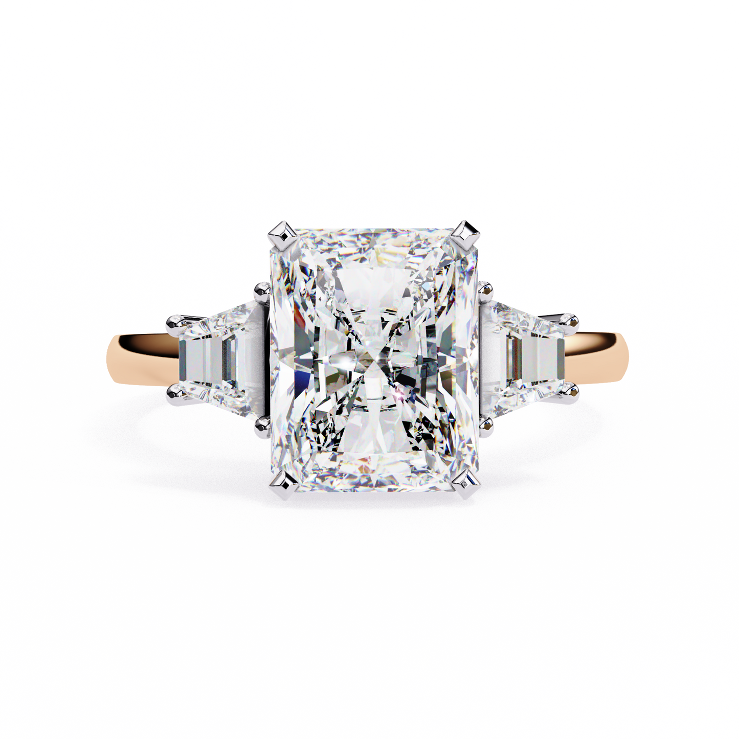 Marchesa Alorian Radiant Cut Solitaire Ring