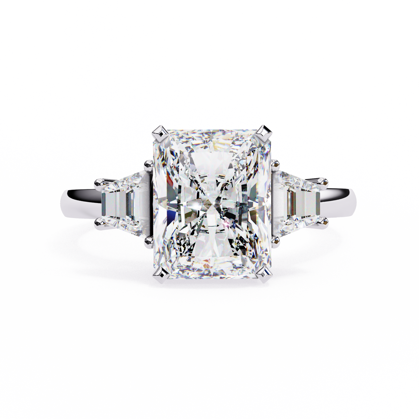 Marchesa Alorian Radiant Cut Solitaire Ring