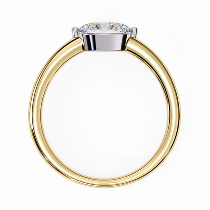 Seraphelle Couture Oval Solitaire Ring