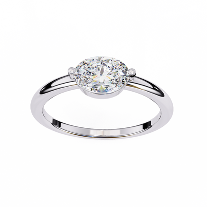 Seraphelle Couture Oval Solitaire Ring