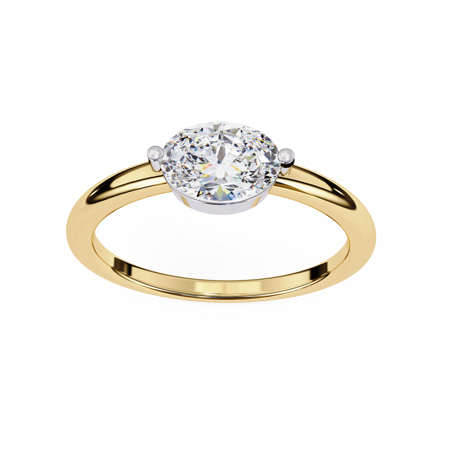 Seraphelle Couture Oval Solitaire Ring