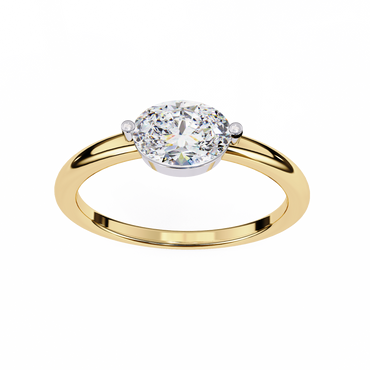 Seraphelle Couture Oval Solitaire Ring